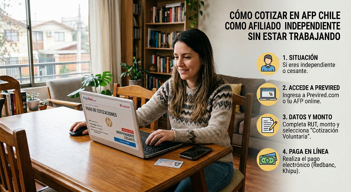 como cotizar en una afp en chile sin estar trabajando