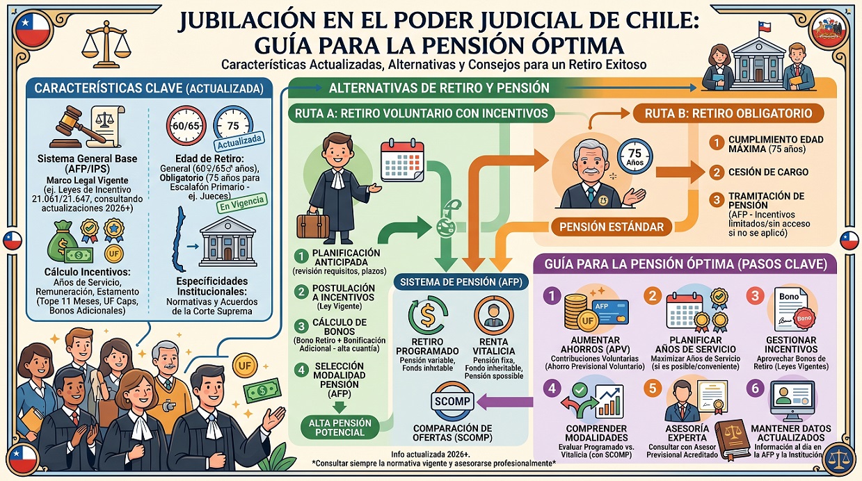 jubilacion en el poder judicial