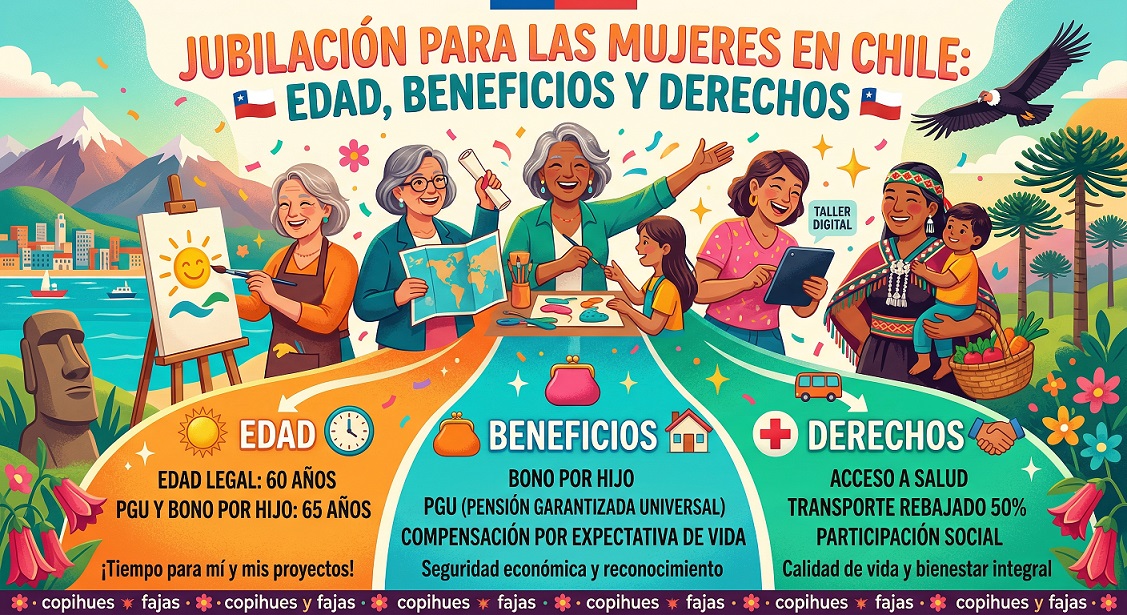 jubilacion para las mujeres en chile