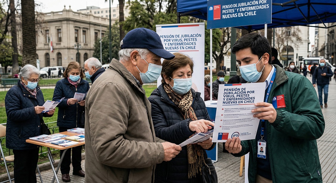 pension de jubilacion por virus pestes y enfermedades nuevas en chile