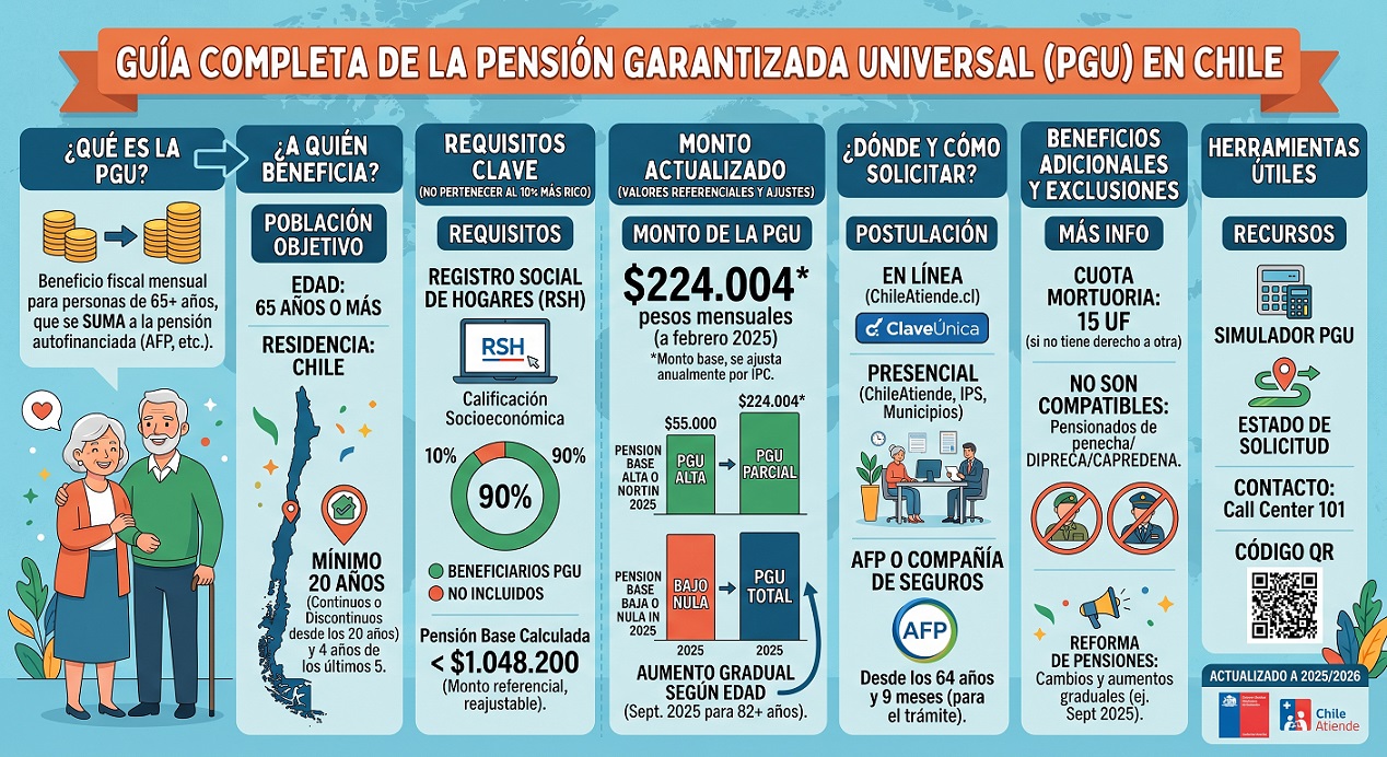 pension garantizada universal pgu en chile